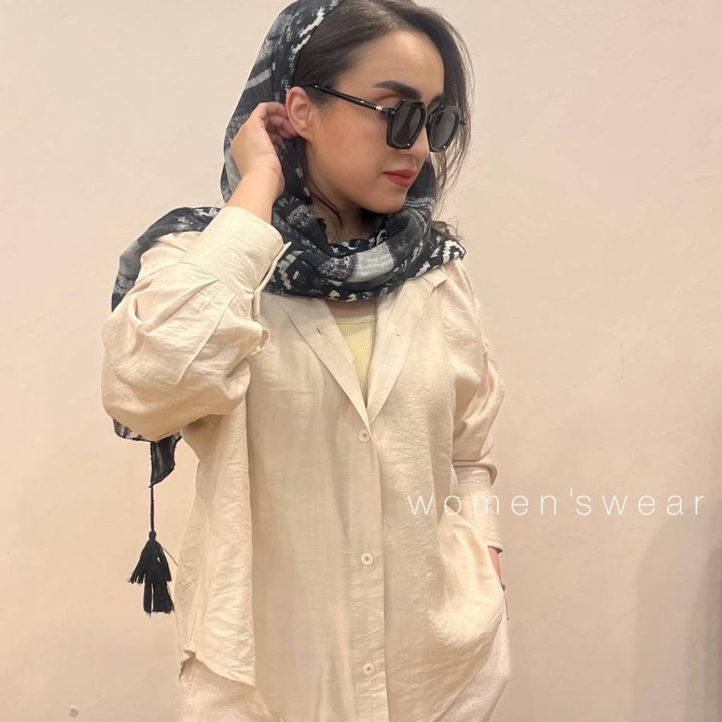 خرید انلاین شومیز  جنس پری سبک و خنک شومیز تابستانه