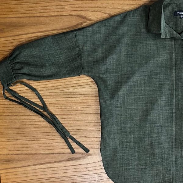 شومیز مانتویی جودون (قواره دار) فری سایز مانتو