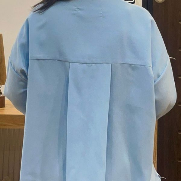 شومیز لینن شومیز مانتویی سبک و خنک تابستانه