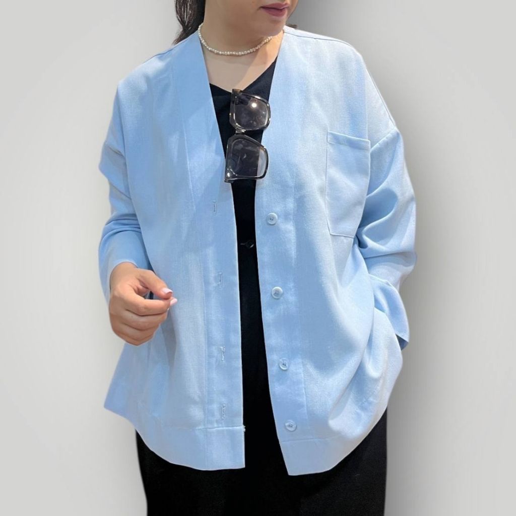 خرید انلاین شومیز لینن شومیز مانتویی سبک و خنک تابستانه