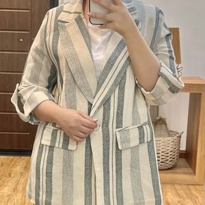 مانتو لینن کنفی فری سایز