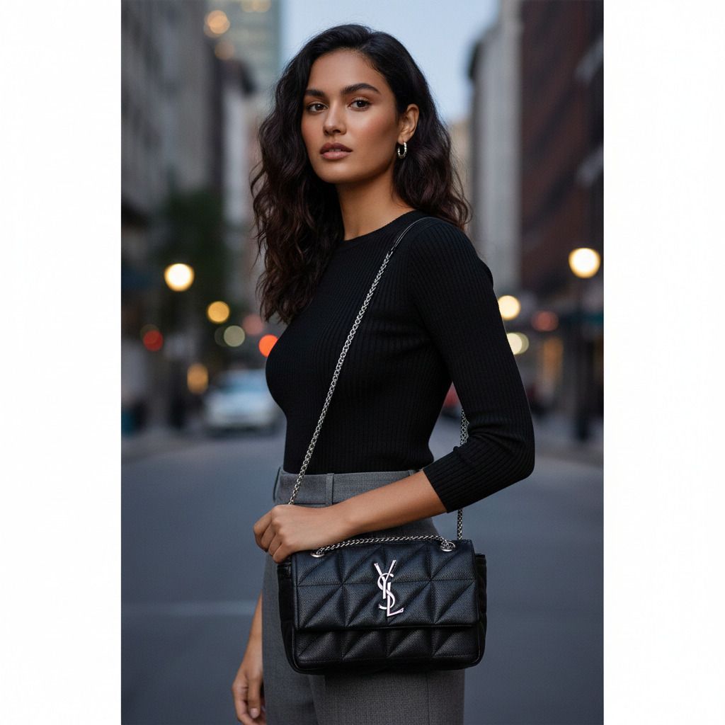 خرید انلاین کیف چرمی زنانه وارداتی ایوسن لورن  YSL