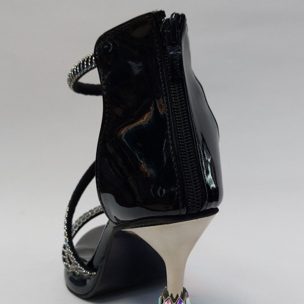 قیمت ارزان کفش مجلسی زنانه پاشنه نگینی الماسی YSL