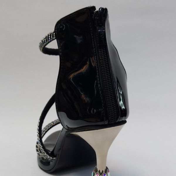 کفش مجلسی زنانه پاشنه نگینی الماسی YSL