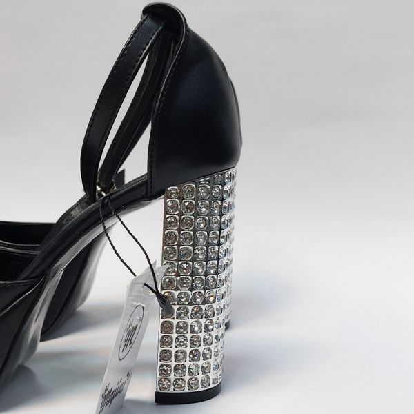 کفش مجلسی زنانه پاشنه نگین دار