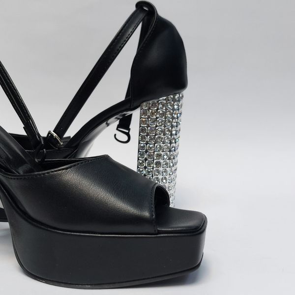 کفش مجلسی زنانه پاشنه نگین دار