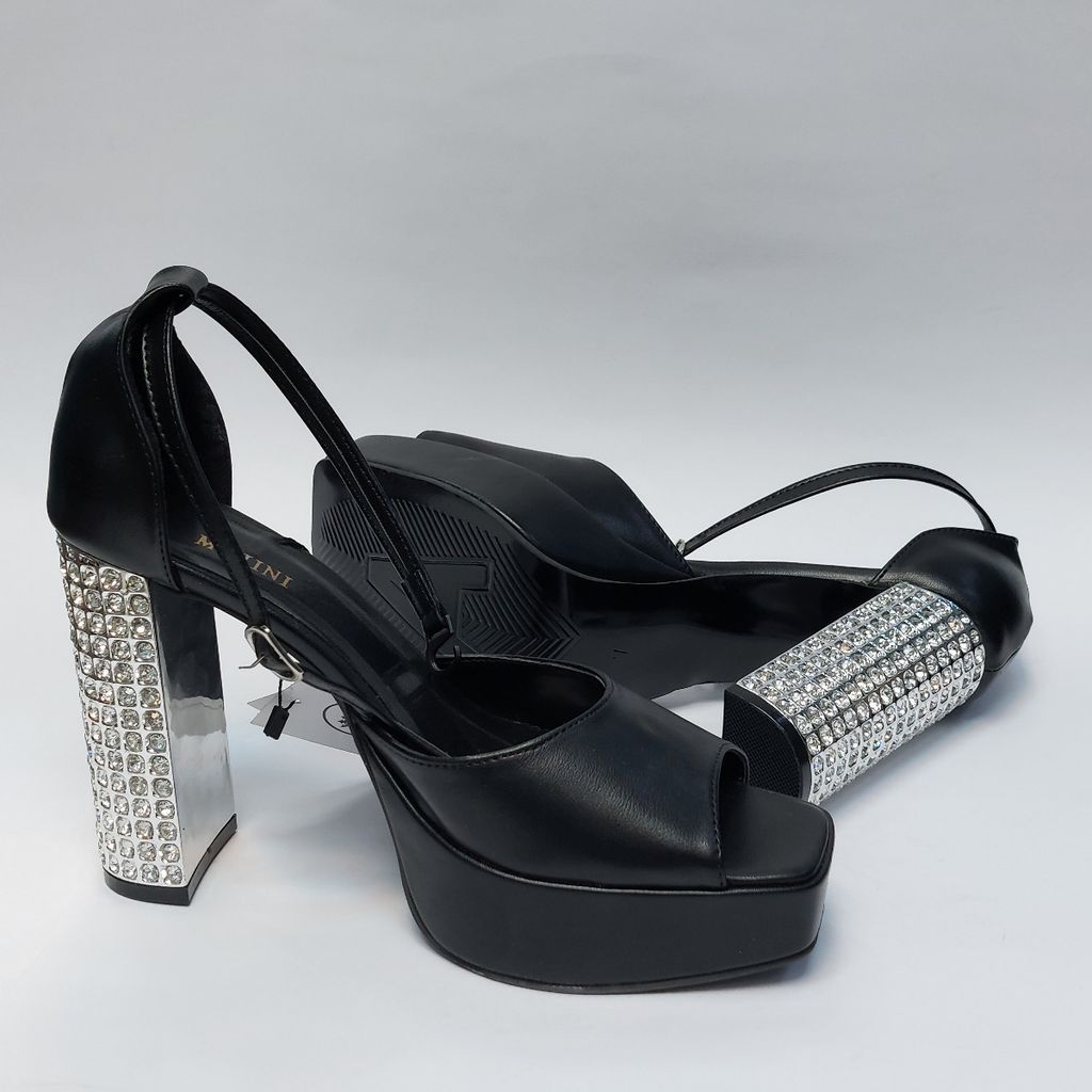 خرید اینترنتی کفش مجلسی زنانه پاشنه نگین دار