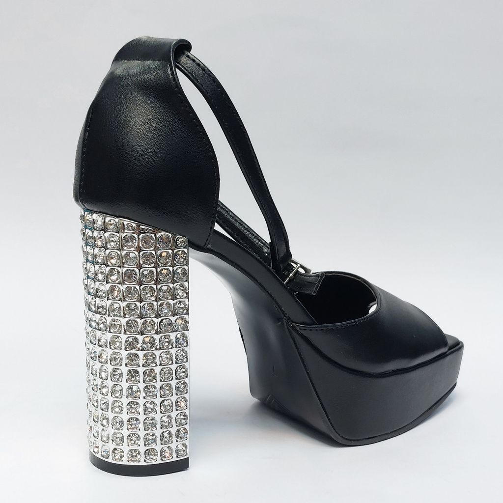 خرید انلاین کفش مجلسی زنانه پاشنه نگین دار