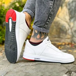 خرید آنلاین کفش مردانه چرم طرح لاگوست رنگ سفید