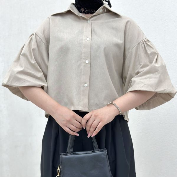 شومیز آستین دوبل چین دار بانک