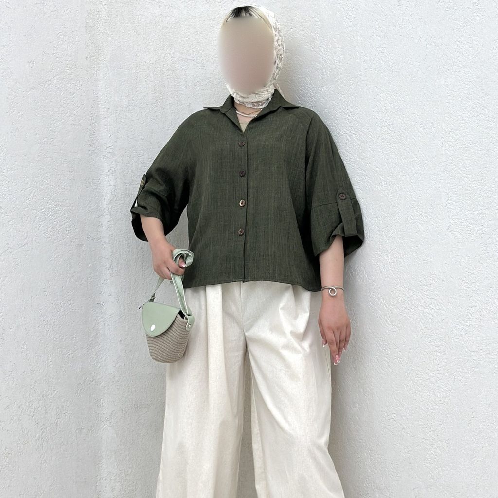 فروش اینترنتی شومیز آستین دکمه بیلی بانک