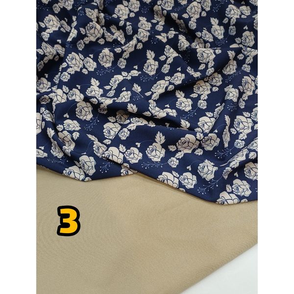 پارچه کرپ فلور درجه یک طرح های جدید 1