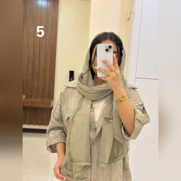 شال دانتل کبریتی حریر نخ