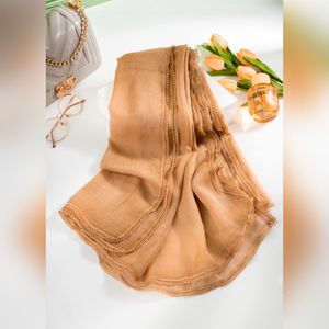 خرید اینترنتی شال دانتل کبریتی حریر نخ