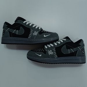 مشخصات کتونی مردانه نایک جردن وودو مشکی طوسی کیفیت بالا