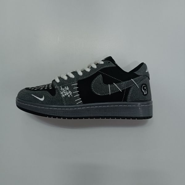 کتونی مردانه نایک جردن وودو مشکی طوسی کیفیت بالا