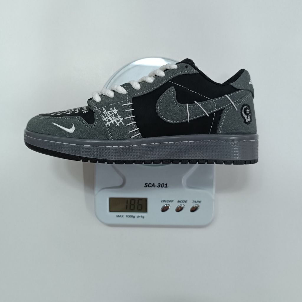 خرید آنلاین کتونی مردانه نایک جردن وودو مشکی طوسی کیفیت بالا