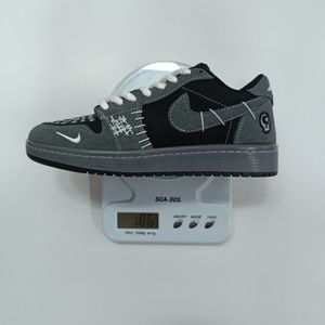 خرید آنلاین کتونی مردانه نایک جردن وودو مشکی طوسی کیفیت بالا