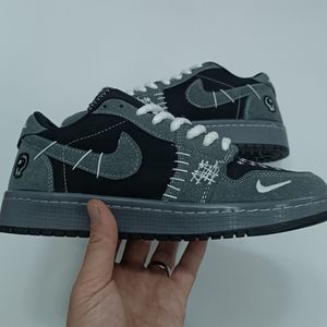 مشخصات کتونی مردانه نایک جردن وودو مشکی طوسی کیفیت بالا