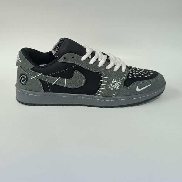 کتونی مردانه نایک جردن وودو مشکی طوسی کیفیت بالا