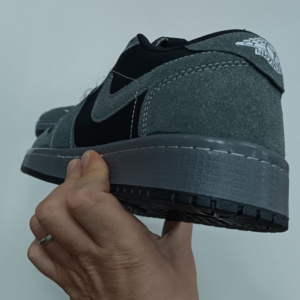 کتونی مردانه نایک جردن وودو مشکی طوسی کیفیت بالا