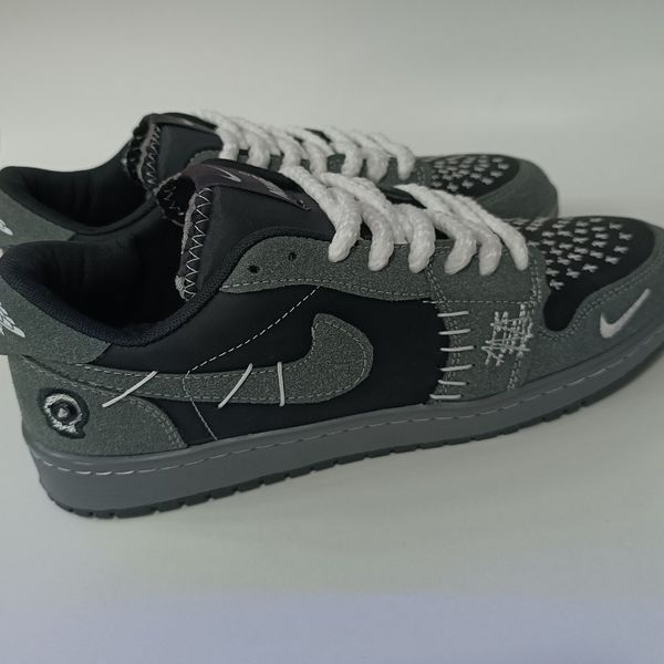 کتونی مردانه نایک جردن وودو مشکی طوسی کیفیت بالا