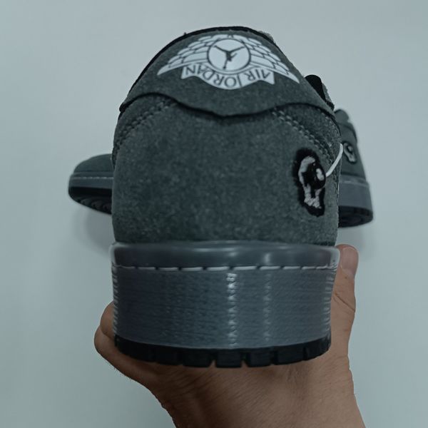 کتونی مردانه نایک جردن وودو مشکی طوسی کیفیت بالا