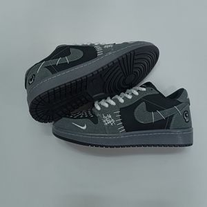 خرید انلاین کتونی مردانه نایک جردن وودو مشکی طوسی کیفیت بالا