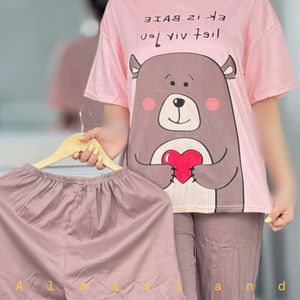 خرید انلاین ست سه تیکه راحتی زنانه فری سایز تا 46