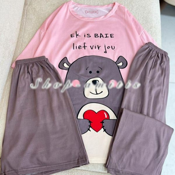 ست لباس راحتی سه تیکه زنانه فری سایز تا 46