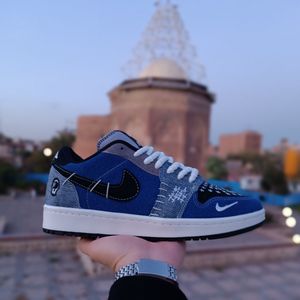 کتونی مردانه نایک جردن وودو آبی کیفیت بالا