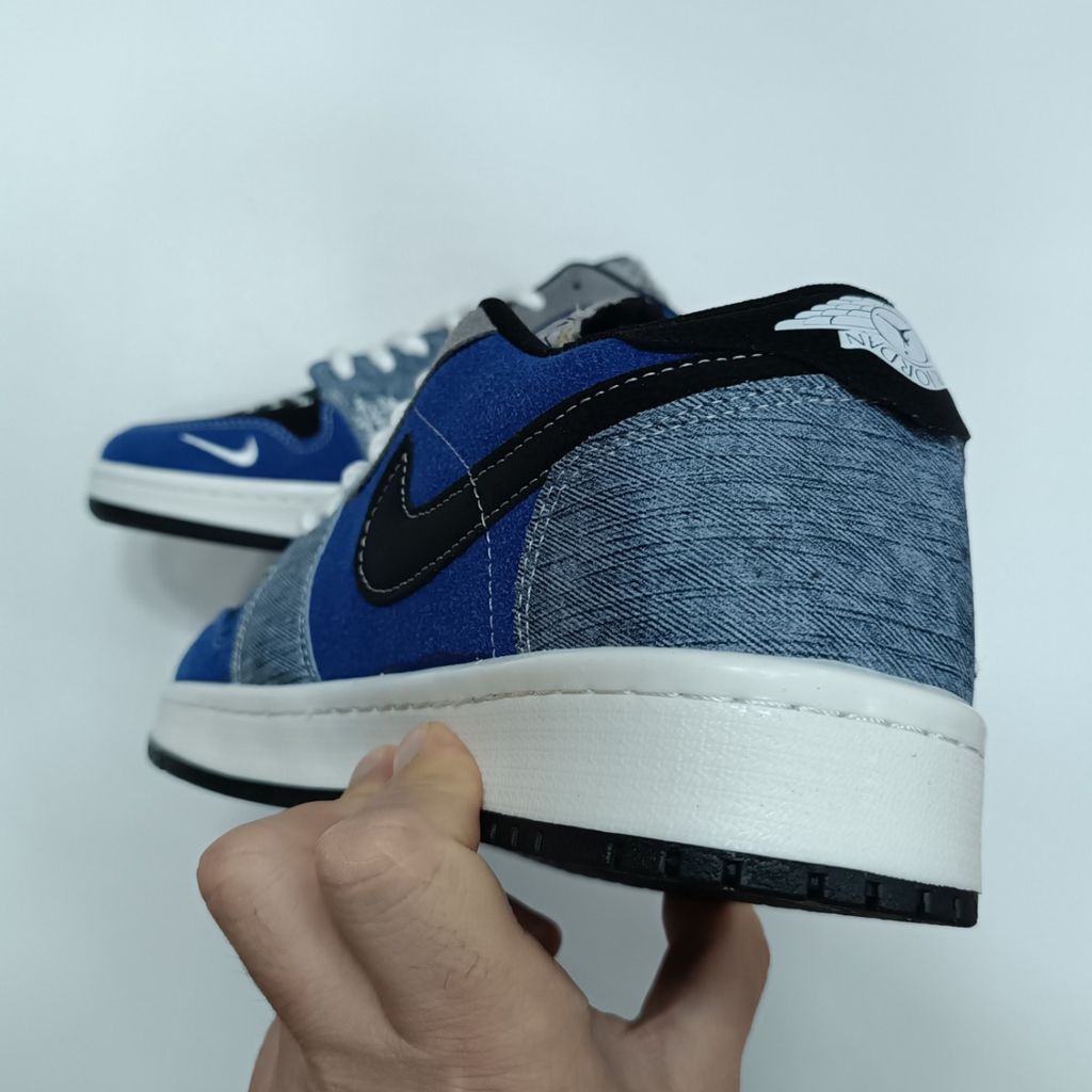 مشخصات کتونی مردانه نایک جردن وودو آبی کیفیت بالا