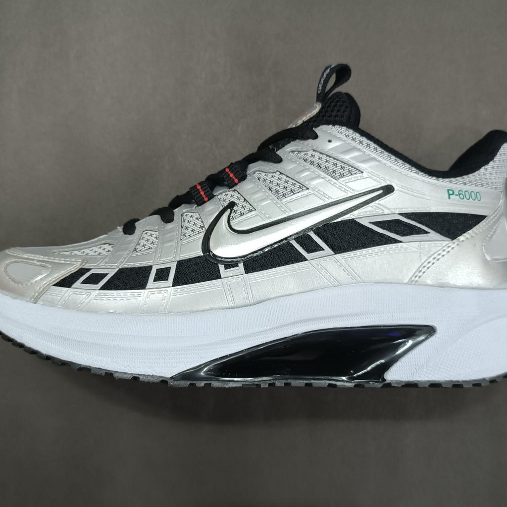 فروش اینترنتی کتونی مردانه نایک p6000 نقره ای کیفیت بالا