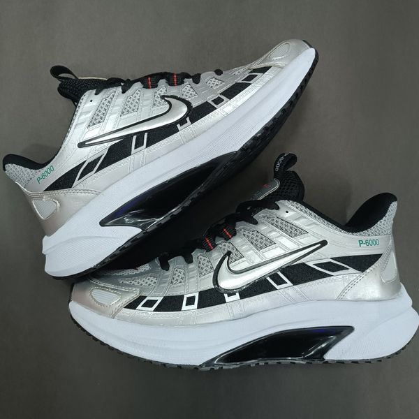 کتونی مردانه نایک p6000 نقره ای کیفیت بالا