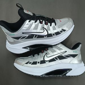 قیمت ارزان کتونی مردانه نایک p6000 نقره ای کیفیت بالا