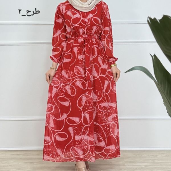 پیراهن ژیوا ( چپ و راستی بلند ) حس