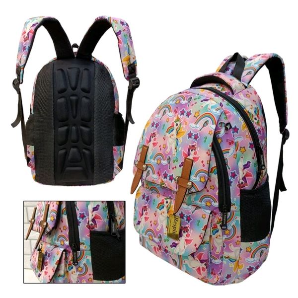 کیف مدرسه دخترانه یونیکورن مناسب ابتدایی راهنمایی