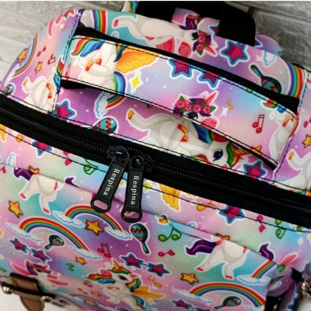 خرید اینترنتی کیف مدرسه دخترانه یونیکورن مناسب ابتدایی راهنمایی