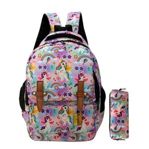 کیف مدرسه دخترانه یونیکورن مناسب ابتدایی راهنمایی