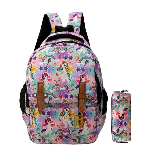 کیف مدرسه دخترانه یونیکورن مناسب ابتدایی راهنمایی