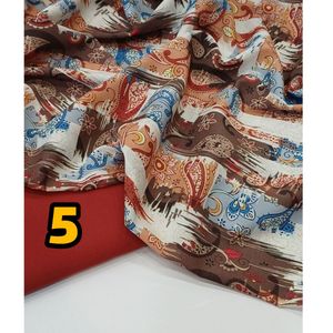 قیمت پارچه کرپ فلور درجه یک طرح های جدید 3