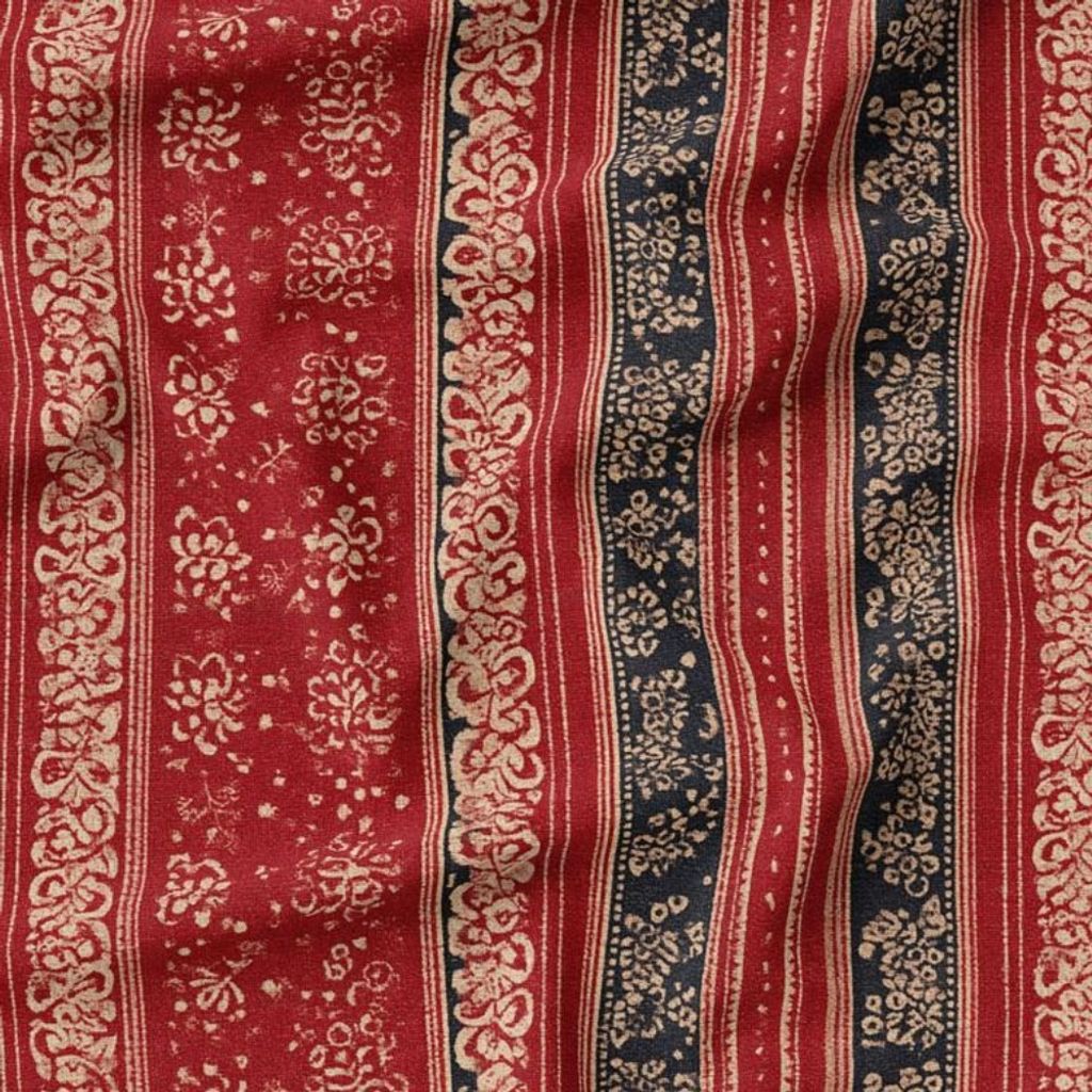 قیمت پارچه مخمل روبالشی پارچه باما طرح سه بعدی فرش ایرانی کد 5014580