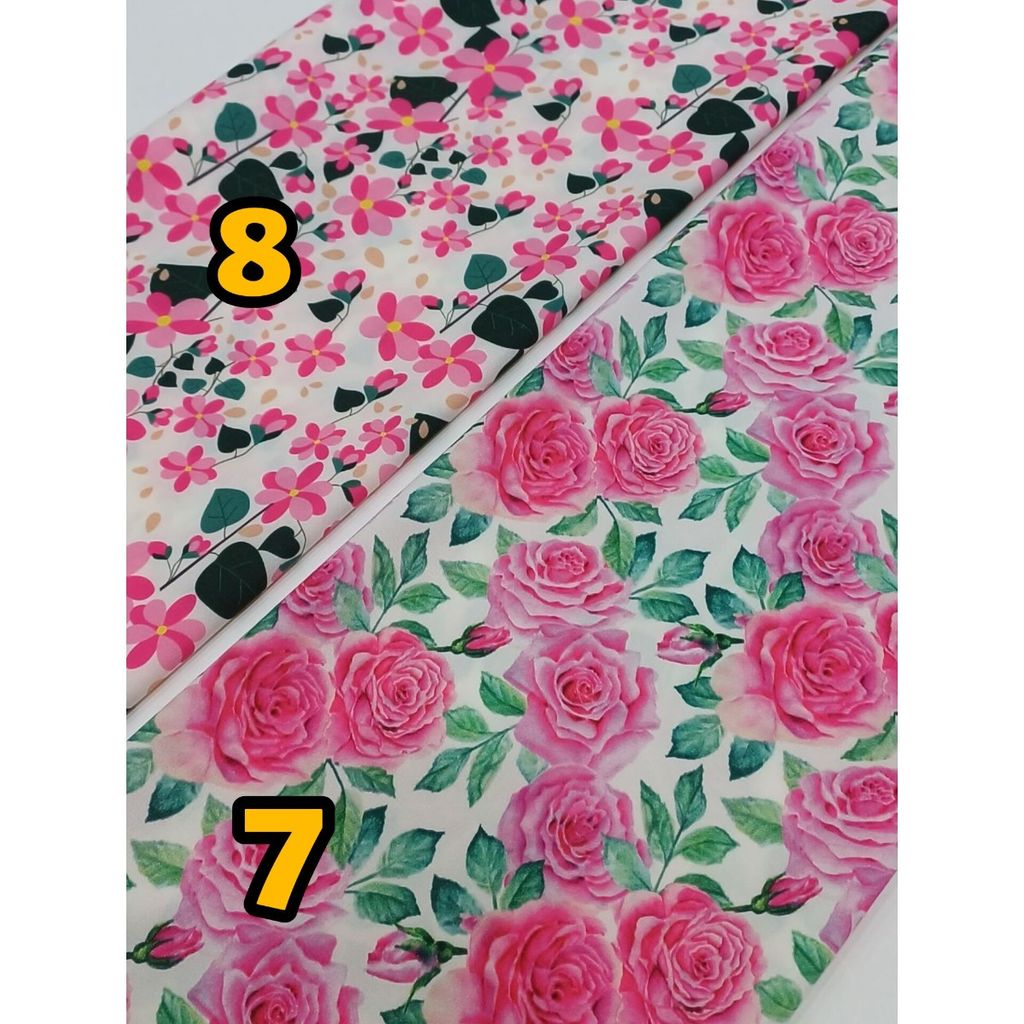 مشخصات پارچه کرپ فلور درجه یک طرح های جدید 4