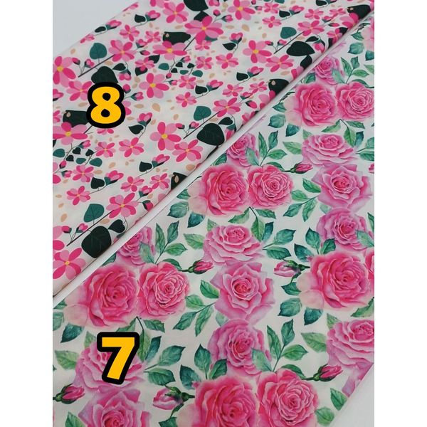 پارچه کرپ فلور درجه یک طرح های جدید 4