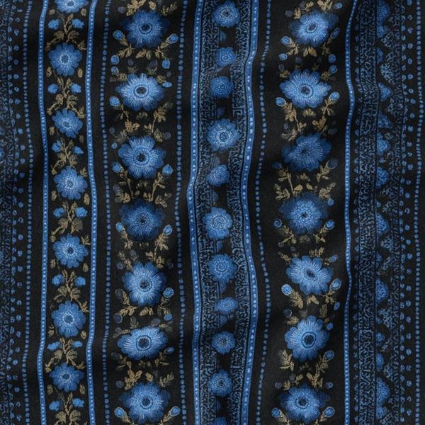 پارچه مخمل روبالشی پارچه باما طرح سه بعدی فرش ایرانی کد 5014582