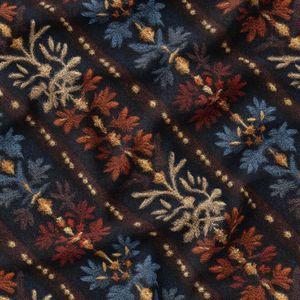 پارچه مخمل روبالشی پارچه باما طرح سه بعدی فرش ایرانی کد 5014585