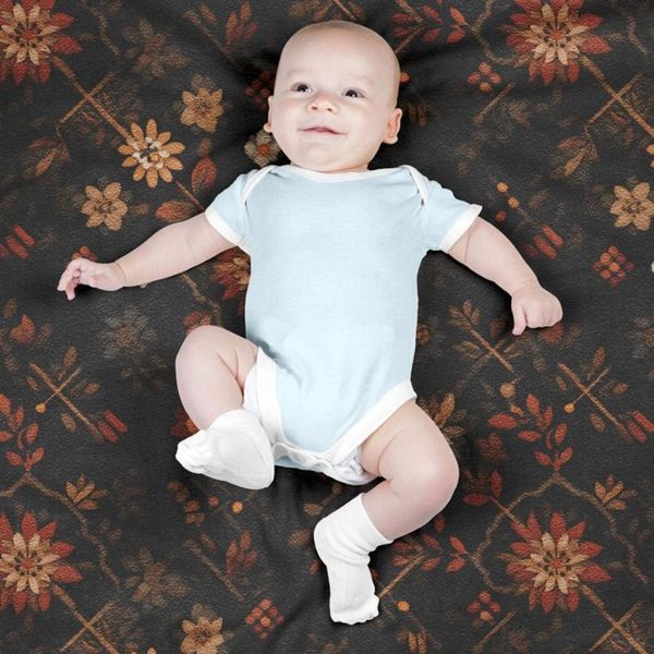 پارچه مخمل روبالشی پارچه باما طرح سه بعدی فرش ایرانی کد 5014595