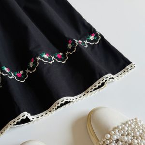 قیمت ارزان دامن لینن گلدوزی حس