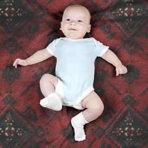 خرید آنلاین پارچه مخمل روبالشی پارچه باما طرح سه بعدی فرش ایرانی کد 5014599