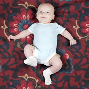 فروش اینترنتی پارچه مخمل روبالشی پارچه باما طرح سه بعدی فرش ایرانی کد 5014613